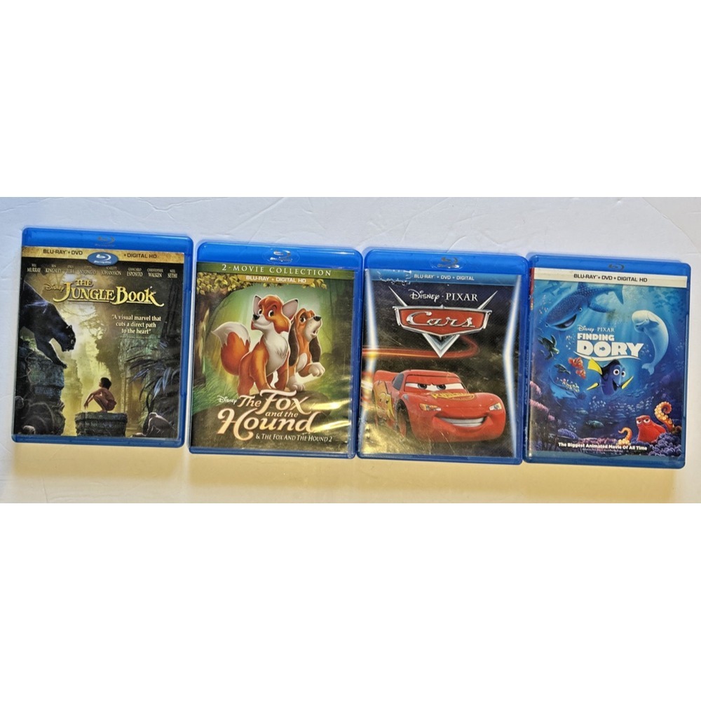 Disney Blu-rays/Dvds Movies Lot Of 4 - Picture 1 of 10